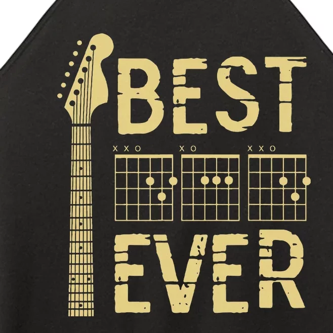 Guitarist Father Best Dad Ever D A D Chord Women’s Perfect Tri Rocker Tank