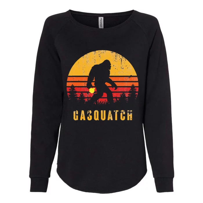 Gasquatch Funny Bigfoot Farting Sasquatch Believer Fart Yeti Womens California Wash Sweatshirt