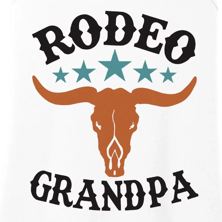 Grandpa First Birthday Cowboy Western Rodeo Party Matching Ladies Essential Tank