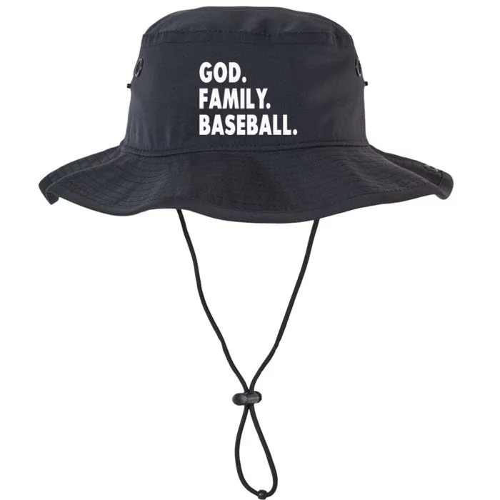 God Family Baseball Funny Christian Baseball Legacy Cool Fit Booney Bucket Hat