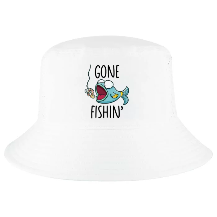 Gone Fishingshirt Boy Girl Funny Fishing Cool Comfort Performance Bucket Hat