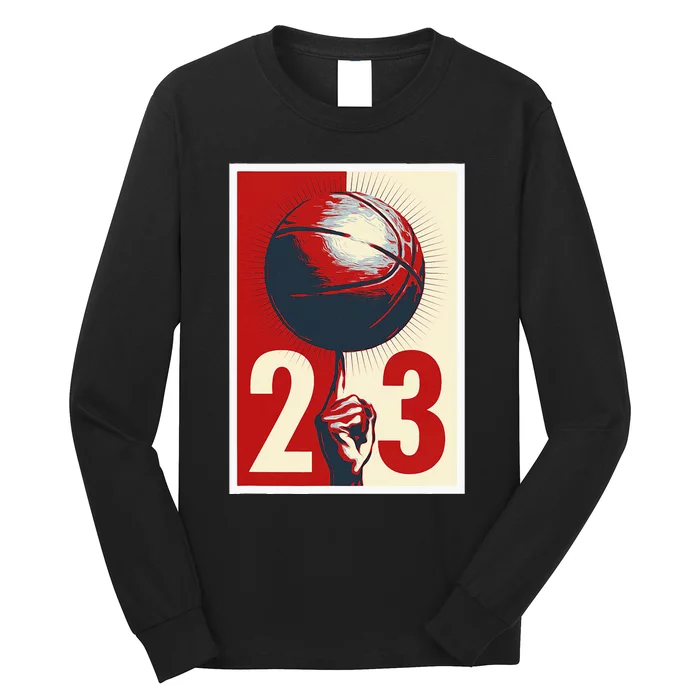 Gift For Basketball Fan Streetball Street Basketball Player Long Sleeve Shirt