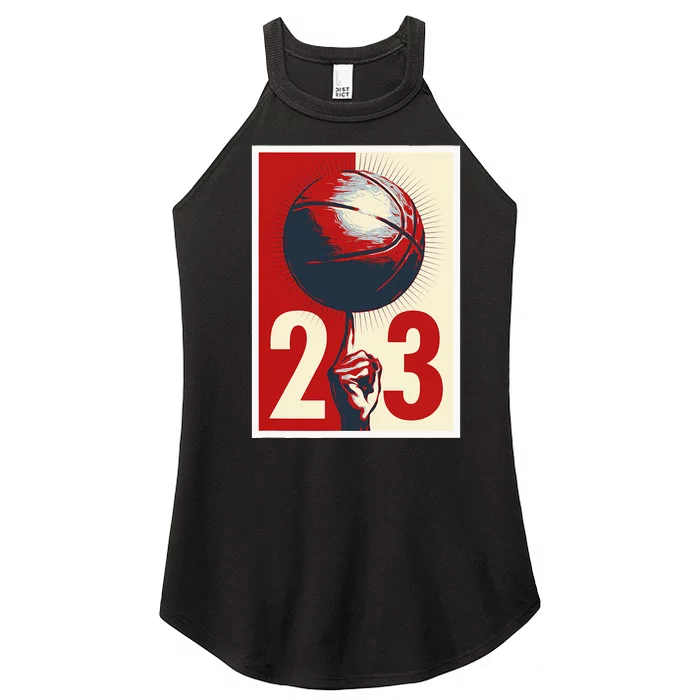 Gift For Basketball Fan Streetball Street Basketball Player Women’s Perfect Tri Rocker Tank