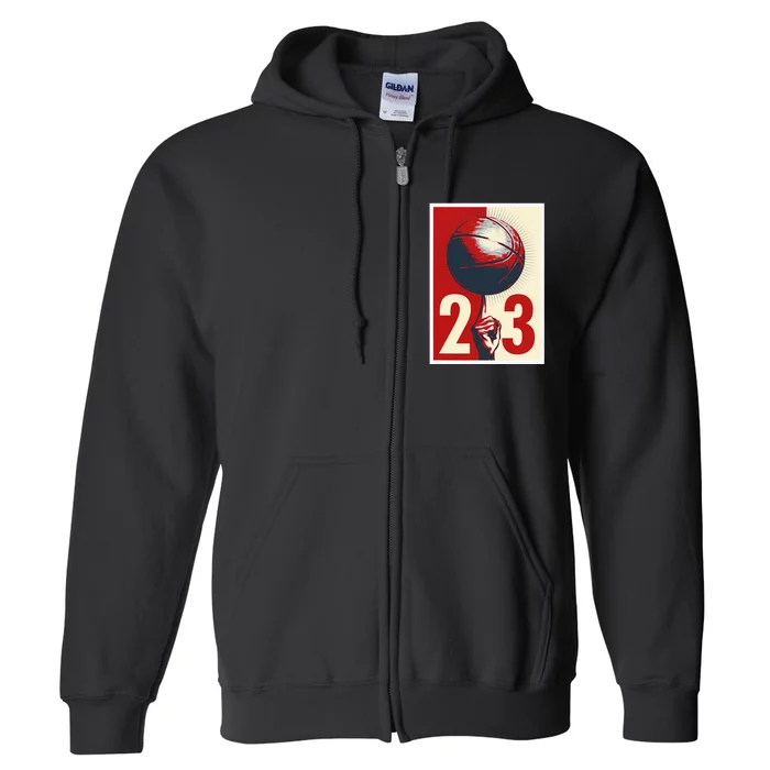 Gift For Basketball Fan Streetball Street Basketball Player Full Zip Hoodie