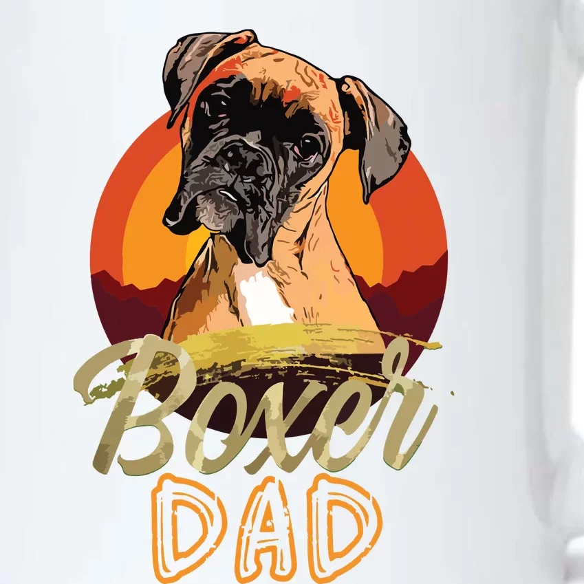 Gift For Boxer Lover Boxer Dad Black Color Changing Mug