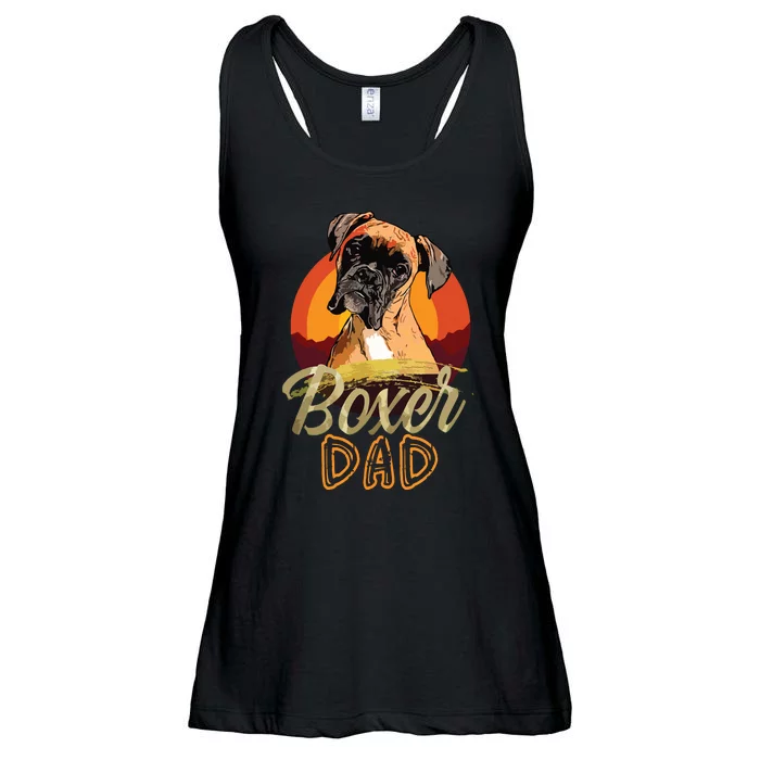 Gift For Boxer Lover Boxer Dad Ladies Essential Flowy Tank