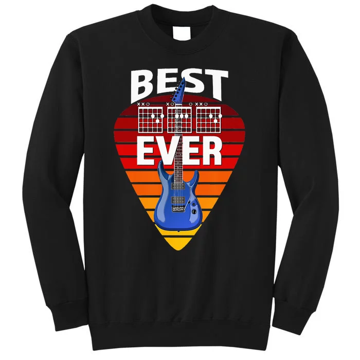 Guitarist Father Best Dad Ever Music Tab Chords Tall Sweatshirt