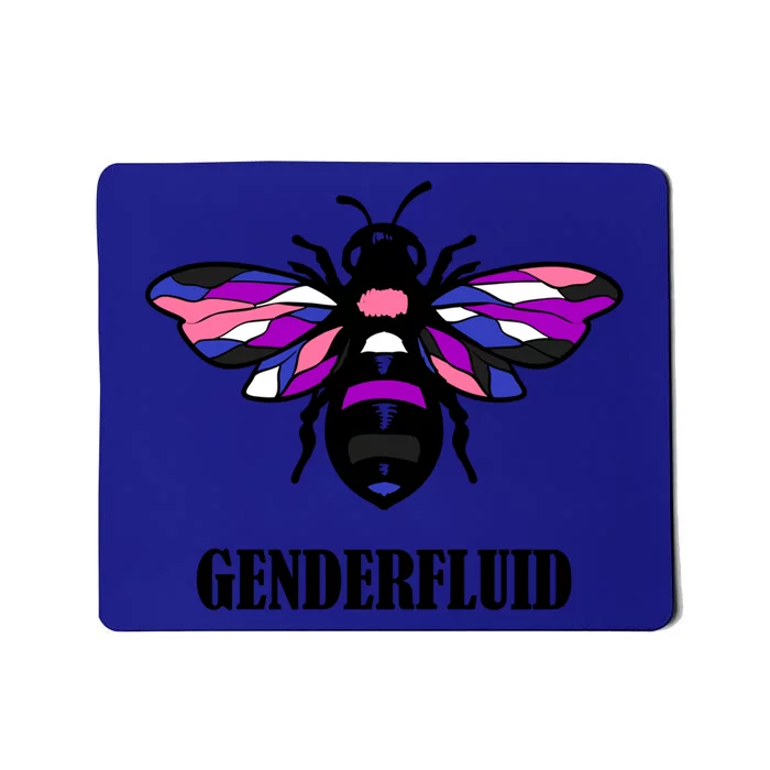 Genderfluid Flag Bee Funny Proud Lgbtq Gender Fluid Pride Gift Mousepad