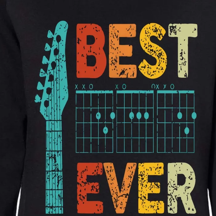 Guitarist Father Best Dad Ever D A D Chord Gifts Guitar Womens California Wash Sweatshirt