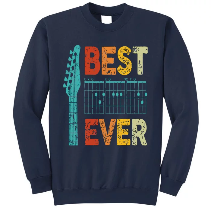 Guitarist Father Best Dad Ever D A D Chord Gifts Guitar Sweatshirt