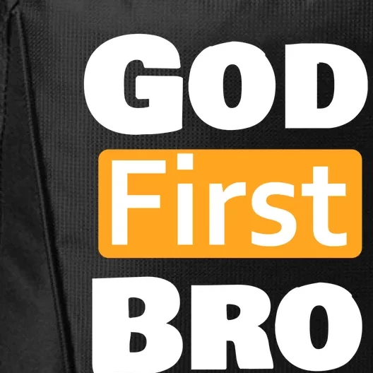 God First Bro City Backpack