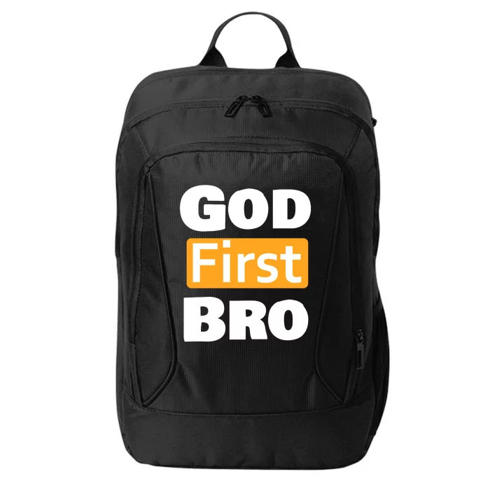 God First Bro City Backpack