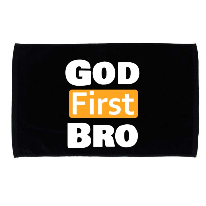 God First Bro Microfiber Hand Towel