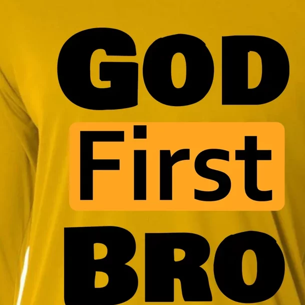 God First Bro Cooling Performance Long Sleeve Crew