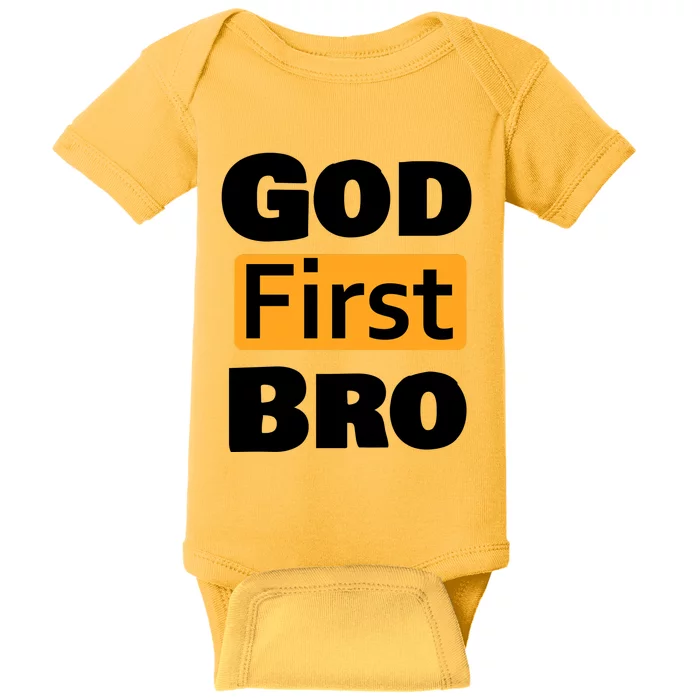 God First Bro Baby Bodysuit