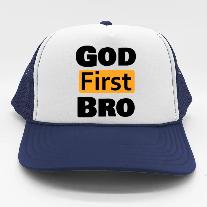 God First Bro Trucker Hat