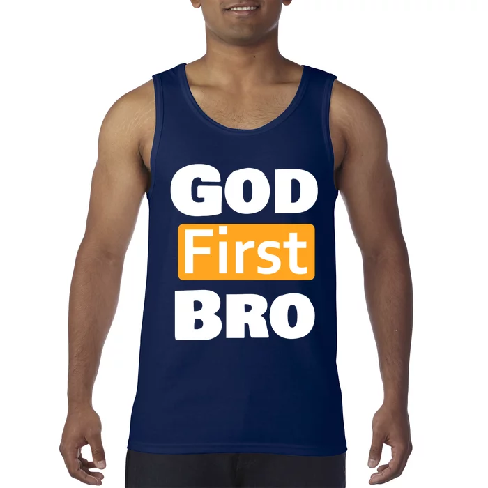 God First Bro Tank Top