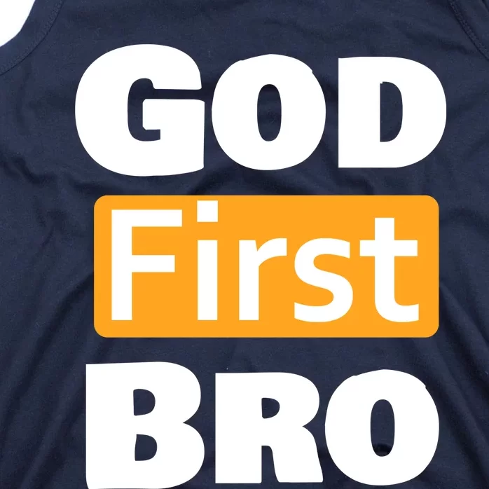 God First Bro Tank Top