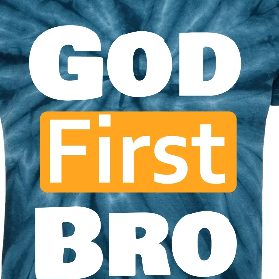 God First Bro Kids Tie-Dye T-Shirt