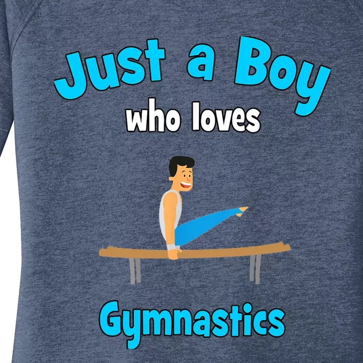 Gymnastics for Boy | Gymnastics Women's Perfect Tri Tunic Long Sleeve Shirt