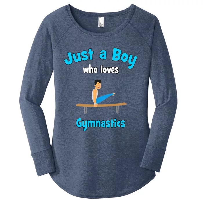 Gymnastics for Boy | Gymnastics Women's Perfect Tri Tunic Long Sleeve Shirt