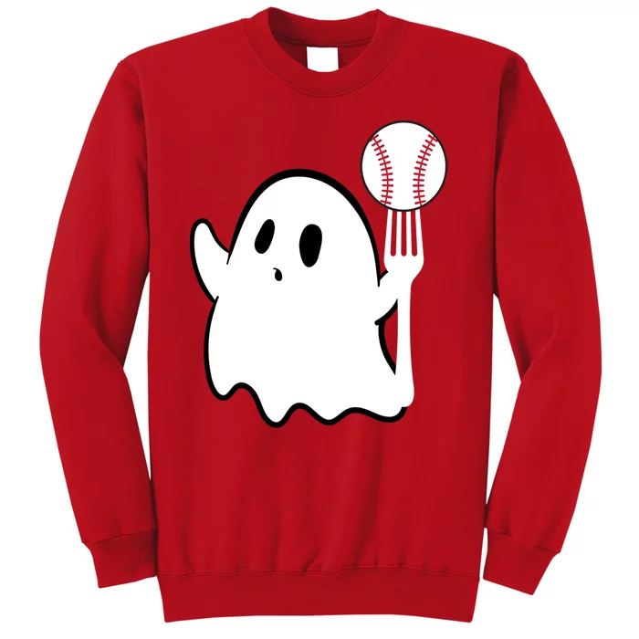 Ghost Forkball Baseball Pitch Fork Ball K Strikeout Sweatshirt