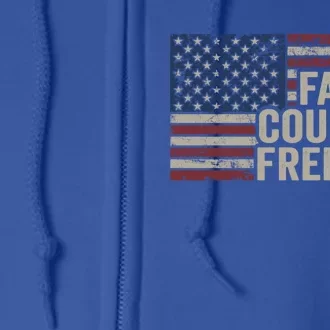 God Family Country Freedom Great Gift 4th July Usa Flag Christian Meaningful Gif Full Zip Hoodie