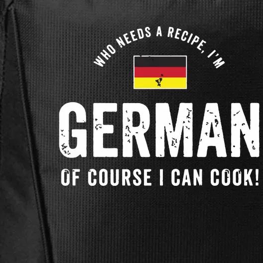 German Food Chef Flag Cute Funny Cooking Gift City Backpack