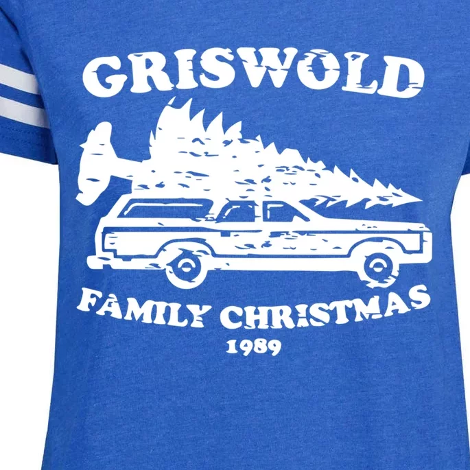 Griswold Family Christmas Classic Enza Ladies Jersey Football T-Shirt