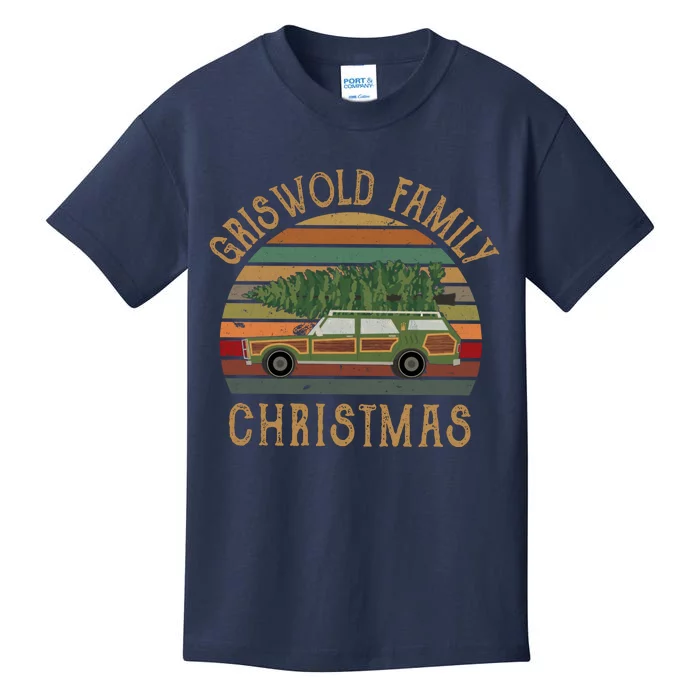 Griswold Family Christmas Vintage Holiday Kids T-Shirt