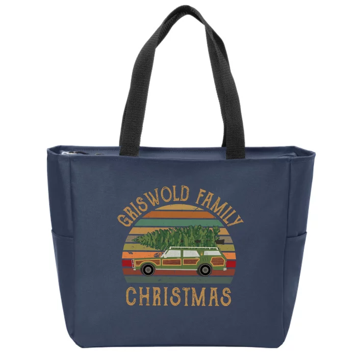 Griswold Family Christmas Vintage Holiday Zip Tote Bag