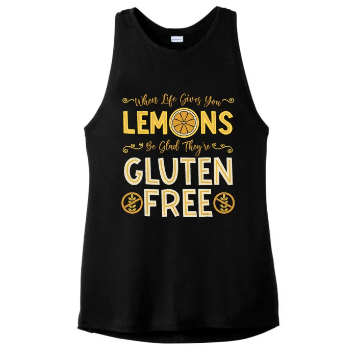 Gluten Free Celiac Disease Nutritional Plan Intolerance Gift Ladies Tri-Blend Wicking Tank