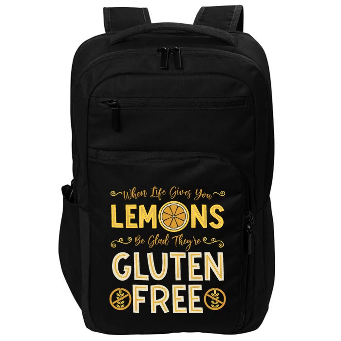 Gluten Free Celiac Disease Nutritional Plan Intolerance Gift Impact Tech Backpack