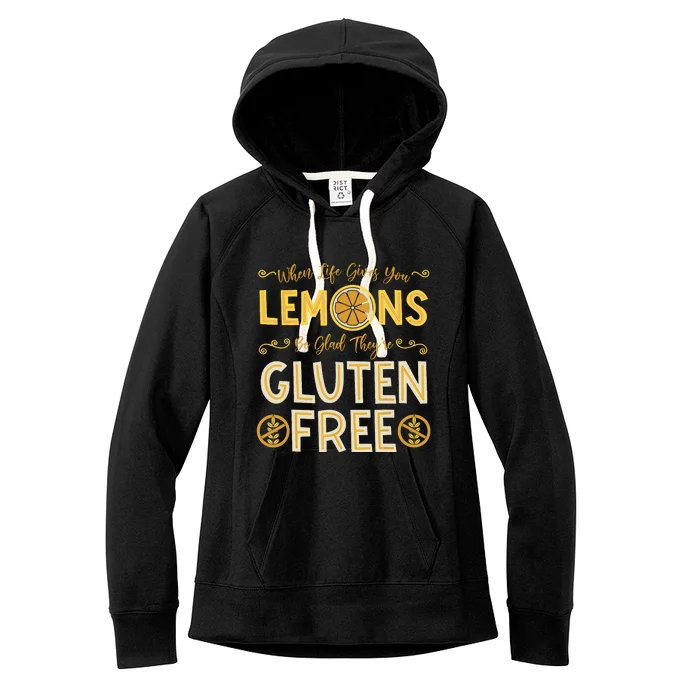 Gluten Free Celiac Disease Nutritional Plan Intolerance Gift Women's Fleece Hoodie