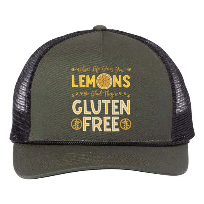 Gluten Free Celiac Disease Nutritional Plan Intolerance Gift Retro Rope Trucker Hat Cap