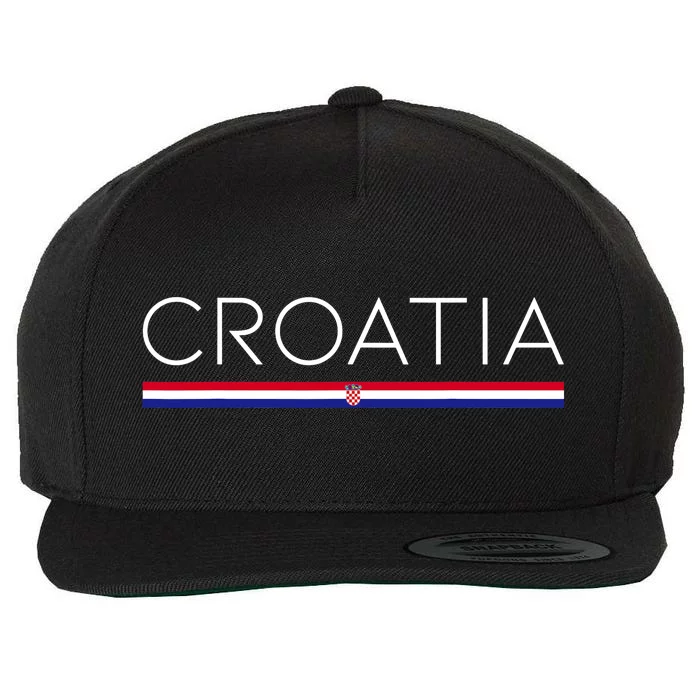 Gift For Croatian Croatia Gift Croatia Flag Croatia Wool Snapback Cap