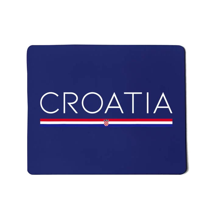 Gift For Croatian Croatia Gift Croatia Flag Croatia Mousepad