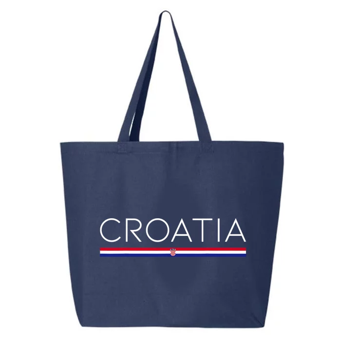 Gift For Croatian Croatia Gift Croatia Flag Croatia 25L Jumbo Tote