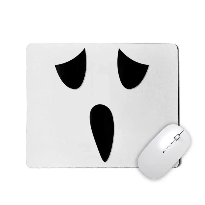 Ghost Face Costume Funny Kids Halloween Outfit Ghoul Face Mousepad