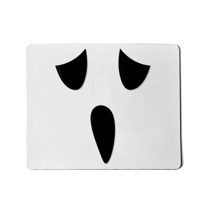 Ghost Face Costume Funny Kids Halloween Outfit Ghoul Face Mousepad