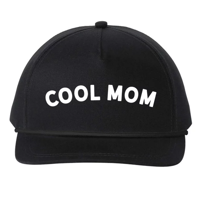 Gift For Cool Mom Mum Gift Happy Mothers Day Gift Snapback Five-Panel Rope Hat