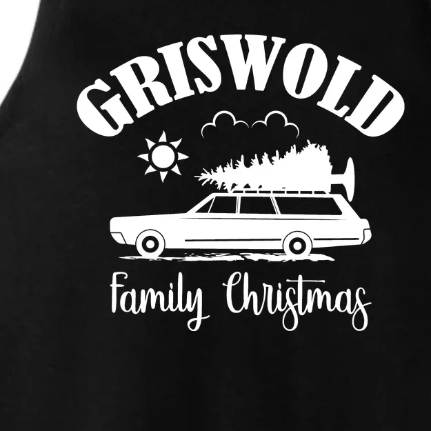 Griswold Family Christmas Ladies Tri-Blend Wicking Tank