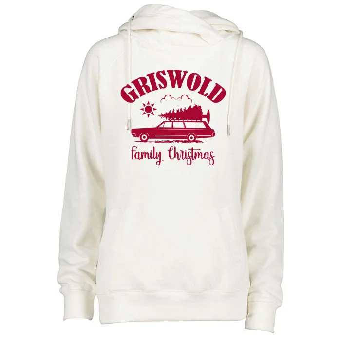 Griswold Family Christmas Womens Funnel Neck Pullover Hood