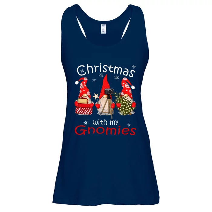 Gnome Family Christmas Gnomies Xmas Ladies Essential Flowy Tank