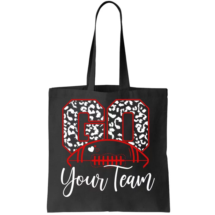 Go Football Custom Team Name Personalized Fan Tote Bag