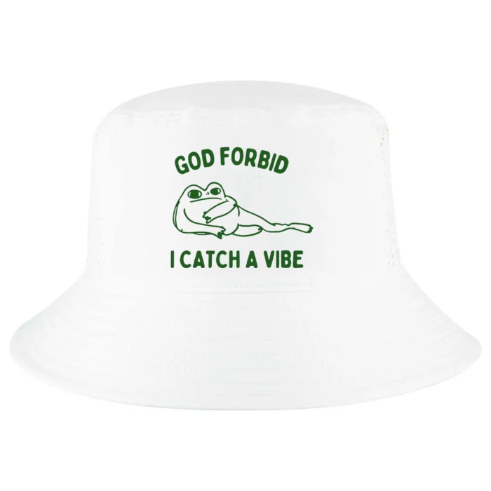 God Forbid Catch A Vibe Cool Comfort Performance Bucket Hat