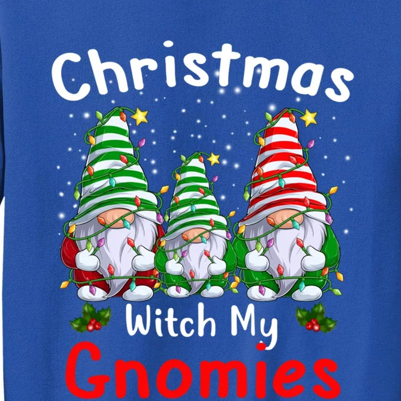 Gnome Family Christmas Funny Christmas With My Gnomies Gift Sweatshirt