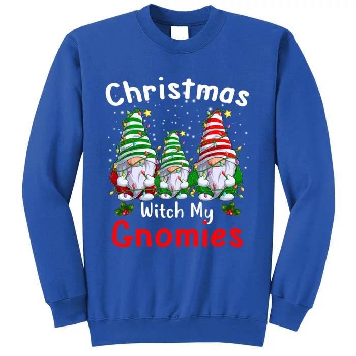 Gnome Family Christmas Funny Christmas With My Gnomies Gift Sweatshirt