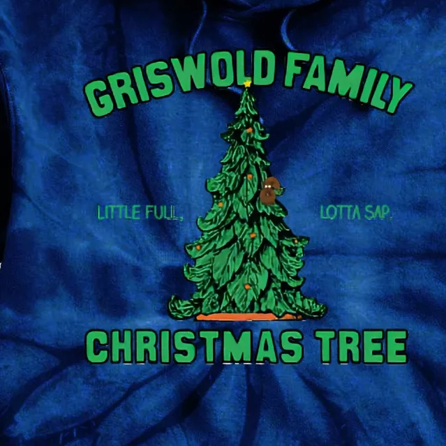 Griswold Family Christmas Tree Tie Dye Hoodie