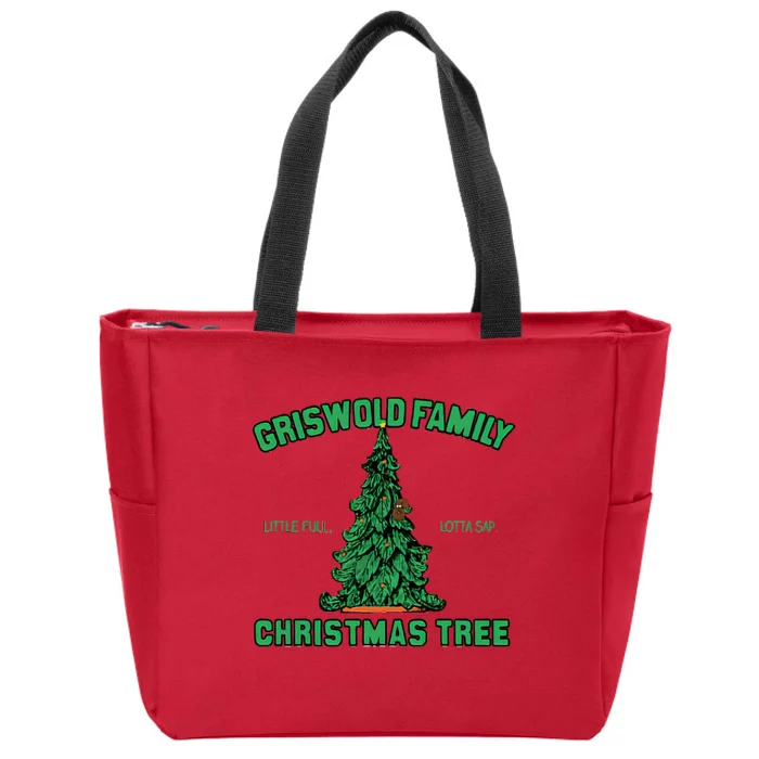 Griswold Family Christmas Tree Zip Tote Bag